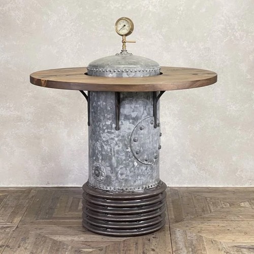 Galvansied water tank upcycled - galvansied,