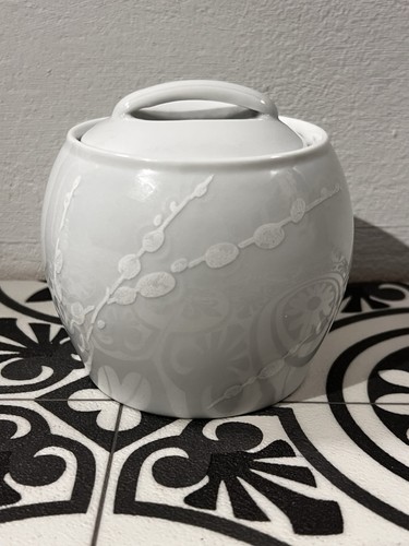 Denby white trace - white, sugar