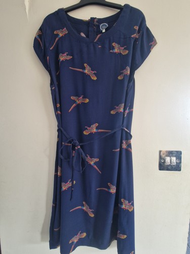 Ladies pheasant print navy - ladies,
