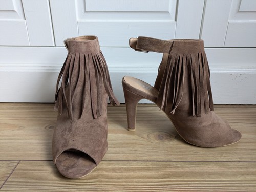 Fiore taupe brown fringed - fiore,