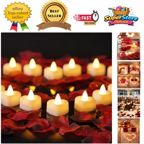 Flameless heart shaped led - flameless, heart-shaped