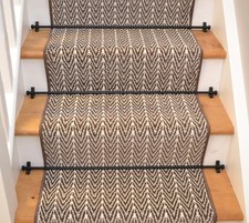Grey herringbone rug - grey,