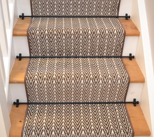 Herringbone rug hall runner - herringbone,