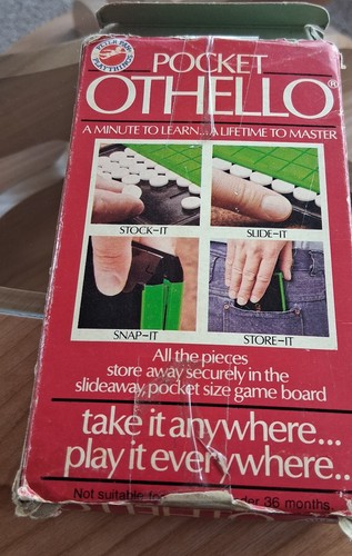 Vintage pocket othello travel - pocket,
