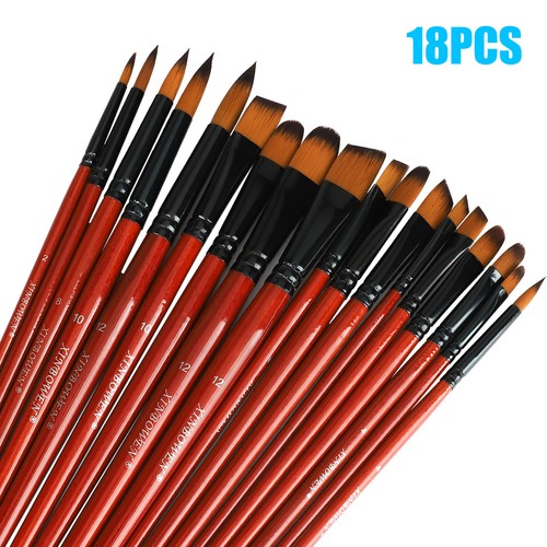 18pcs paint brushes set - 18pcs, art