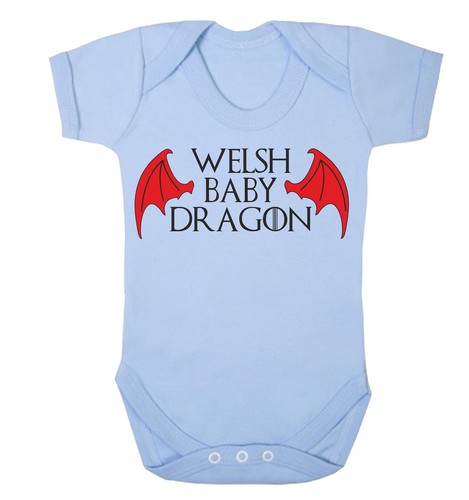 Welsh baby dragon babygrow - baby,