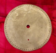 Unusual Vintage Handmade Military Engineering Angle Timing Disc Stainless Steel