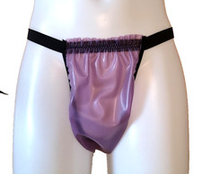 Latex Men's Pants Rubber Male