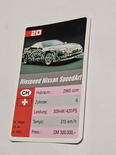 Rinspeed nissan speedart - nissan,
