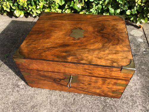 Antique victorian burl walnut - antique,