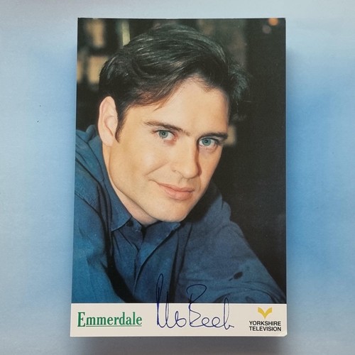 Emmerdale cast card c1995 - card,