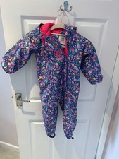 Jojo Maman Bebe PUDDLESUIT NEW FLEECE Lined ALL-IN-ONE Snowsuit 2-3 yr.