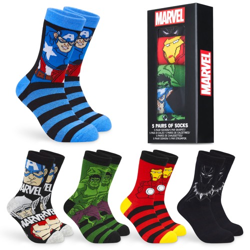 Marvel mens socks pack 5 - pack,