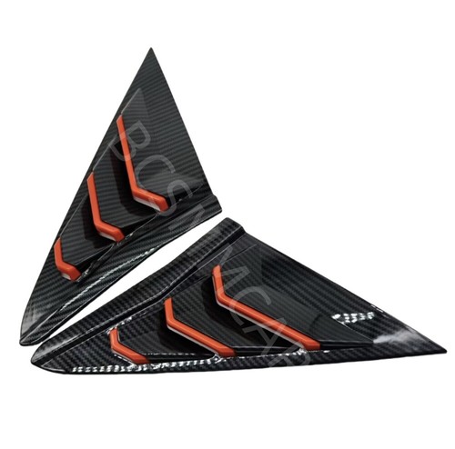 Quarter window louver cover - quarter,