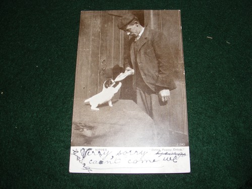 Vintage postcard gent - vintage,