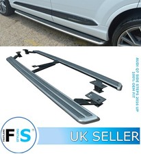 AUDI Q7 OEM STYLE SIDE STEPS BAR RUNNING BOARDS 2016+ 4MB 4MG 100% OEM FIT
