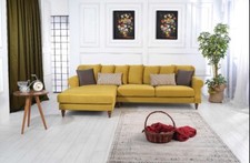 Rubeza Paula Chaise/2+Seater - Posh Gold