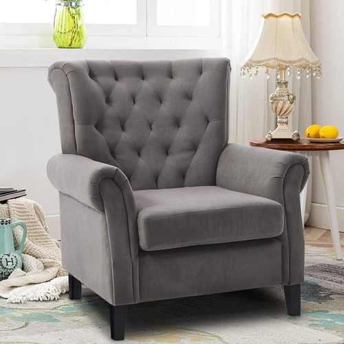 Vintage wing back armchair - vintage,
