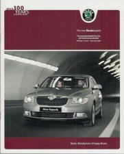 Skoda Superb April-June 2009 UK Market Sales Brochure S SE Elegance GreenLine
