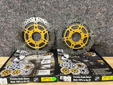 Kawasaki Ninja ZX10R 2008-2015 EBC Wavey Front Brake Discs Pair MD4161XC #P