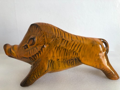Vintage goebel orange pig - vintage,