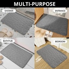 Embossed Pebble Bath Mat Anti