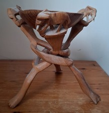 Elephant Tripod Stand & Bowl