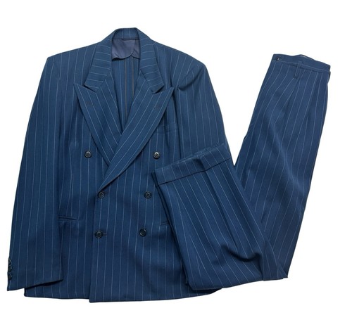 Vtg 1940s medium blue - 1940s, chalk