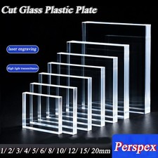 Clear perspex sheet - panel, cut