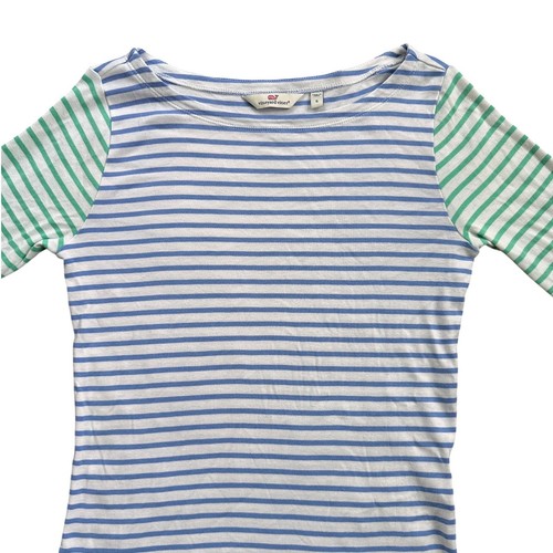 Vineyard vines striped tee - vineyard, wmn