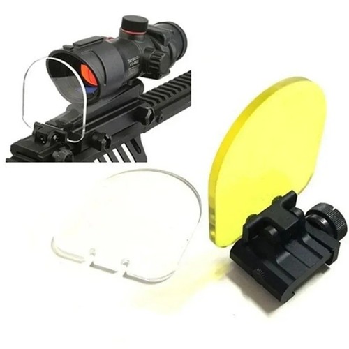 Tactical scope lens red - lens, dot