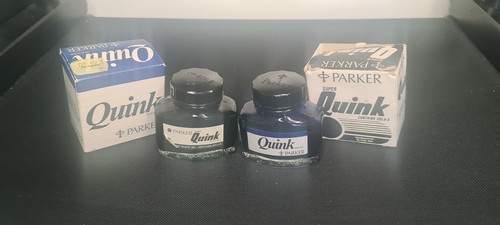 Parker quink ink - ink, bottles