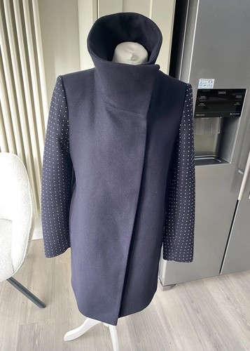 Zara navy blue wool - navy,