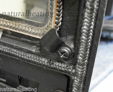 4 x Replacement Stove Glass Clips for Woodburner Spares SCREWS EXCLUDED