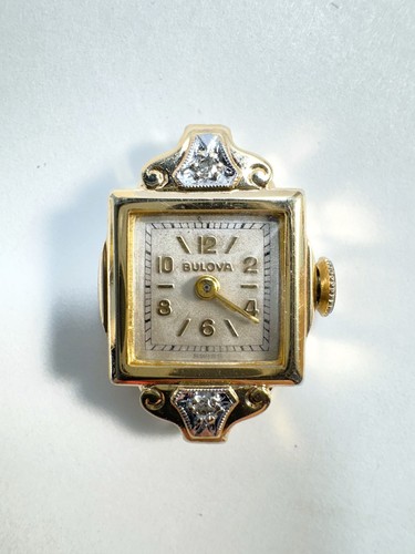 Vintage bulova ladies diamond - vintage,