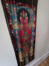 Vintage hand painted tibetan - -, hand-painted