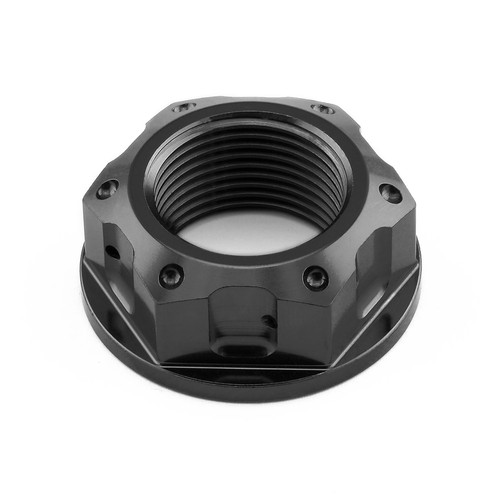Titanium axle nut m22 drilled - nut,