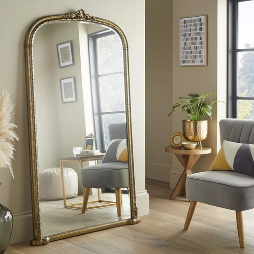 Leaner mirror mayfair antique - leaner,