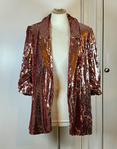 River island pink sequin - river,