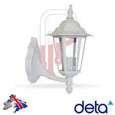 Deta Outdoor White Lantern