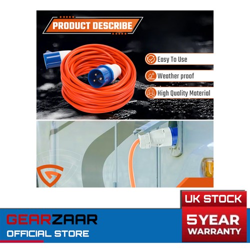 Caravan mains cable lead hook - caravan,