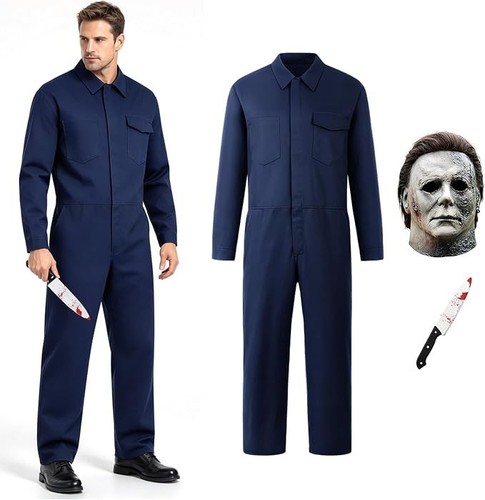 Halloween killer jumpsuit with - killer,