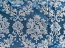 VINTAGE FABRIC / BLUE DAMASK