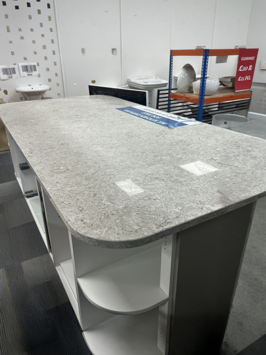 Large grey marble - marble, top