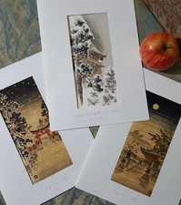 Three Japanese Woodblock