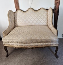 Louis XV Style Antique French Two Seater Sofa - 19th Century