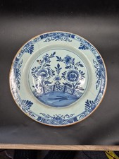 Antique 18thC Dutch Delft 9"