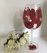 Extra Large Red Hibiscus Wine