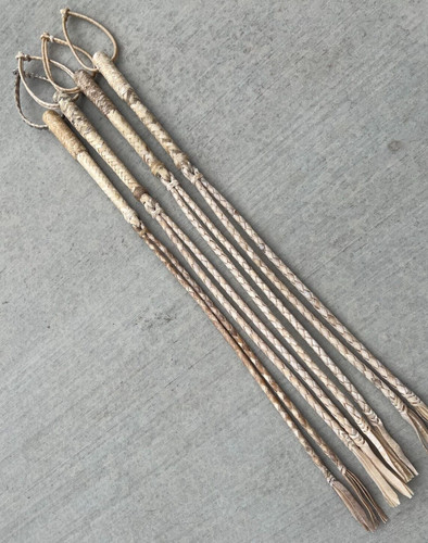 Rawhide horse quirt - rawhide,