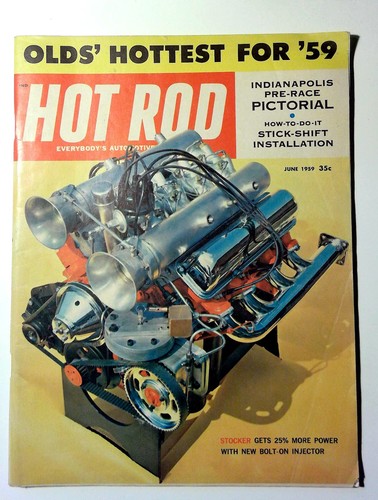 Hot rod car - magazine, no